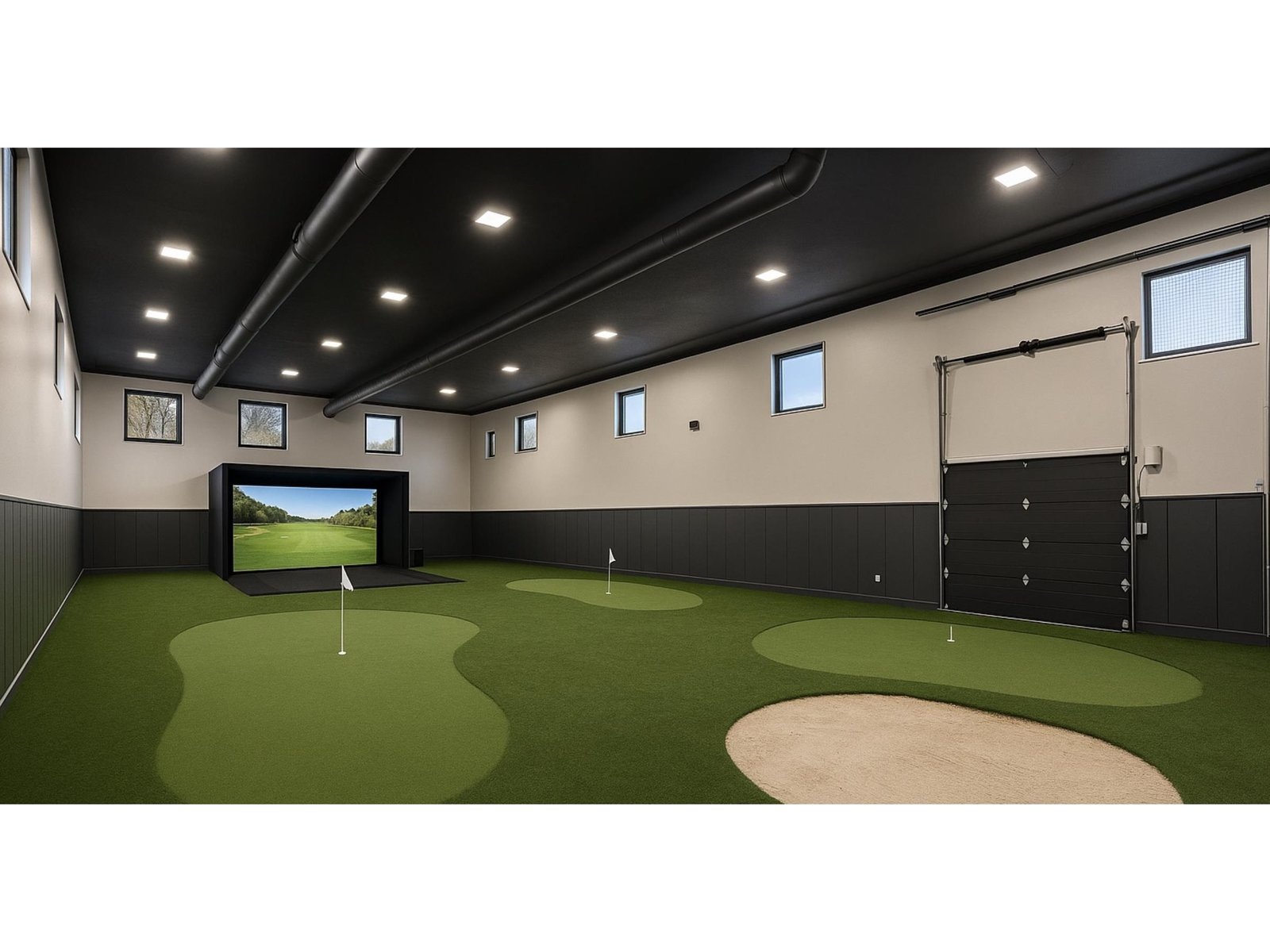 Golf Simulator Rendering