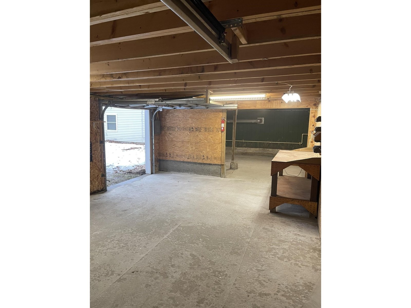 Back lower level garage