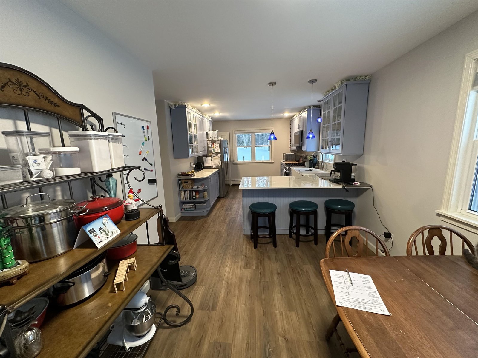 Dining Area Off The Kitchen