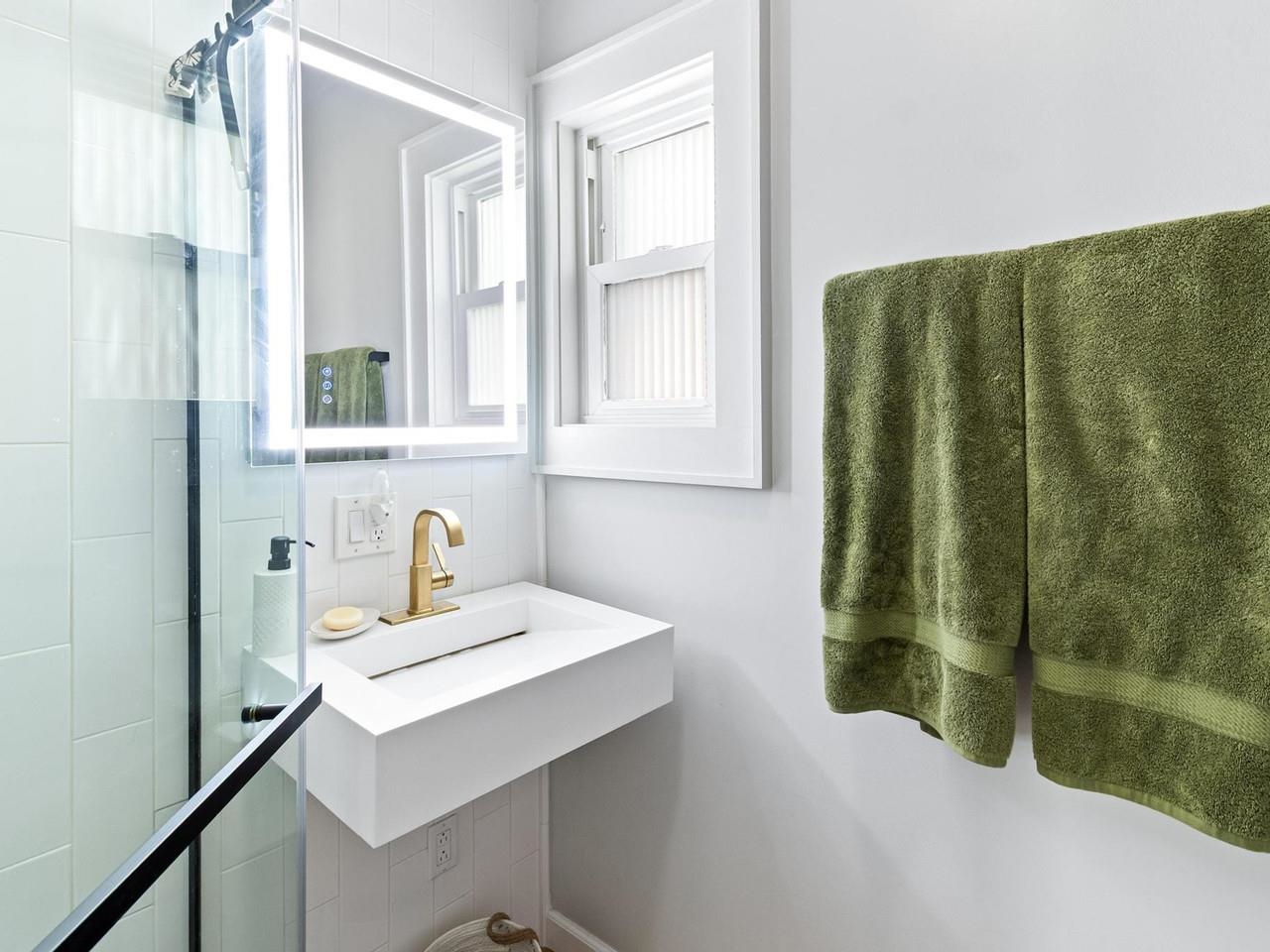 Sleek modern finishes