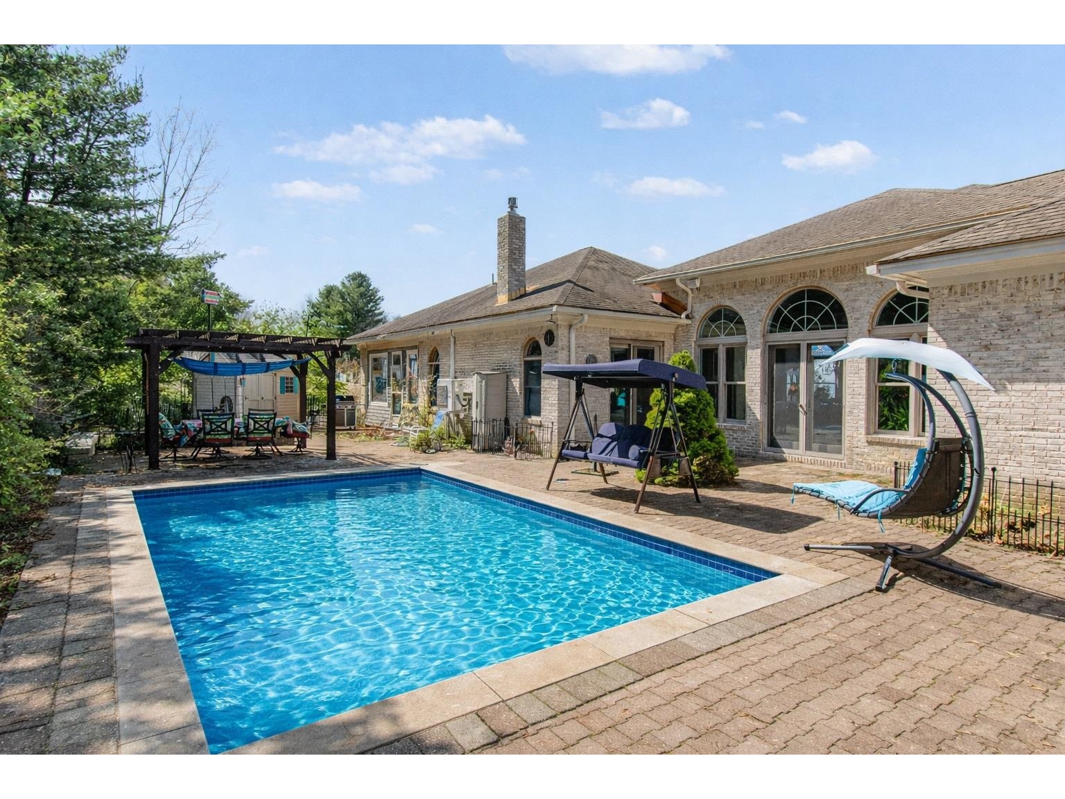 Living room W/access to the pool patio