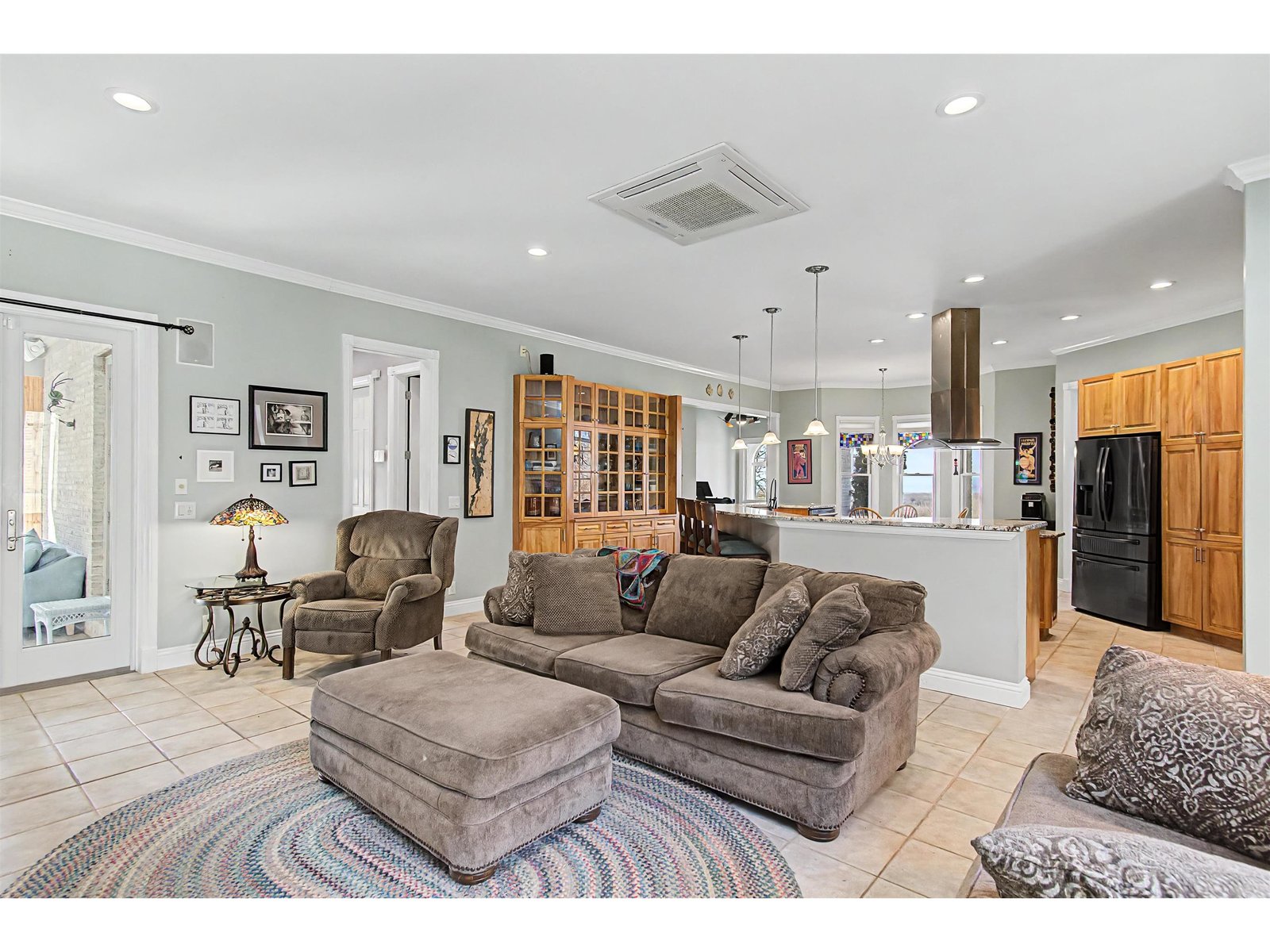 Heated Sunroom off the Family room