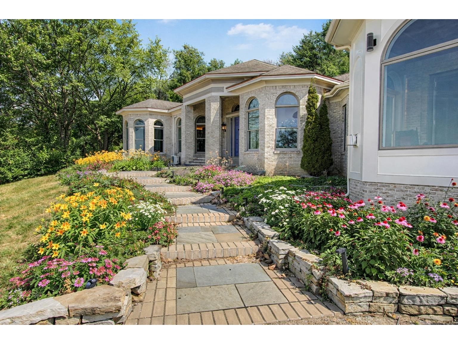 Lighted Pathways & Sprinkler System