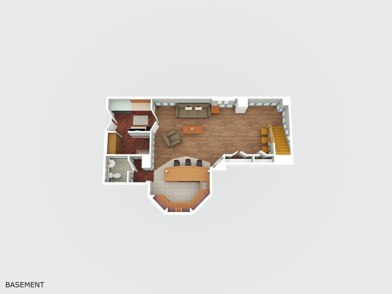 1/2 Bath - Basement