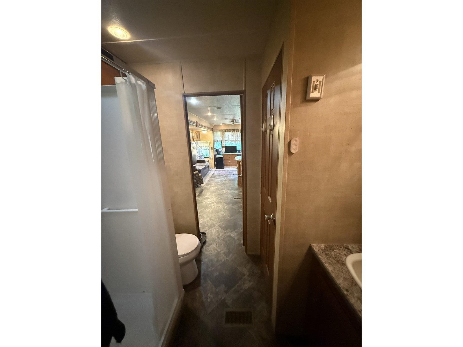 Bathroom view out