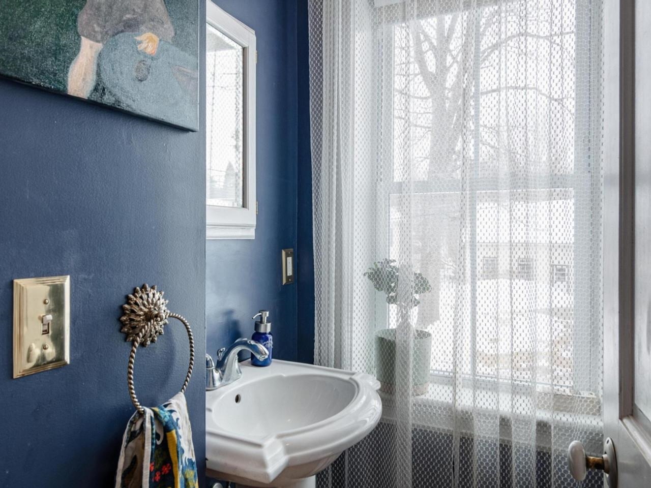 Powder room first floor