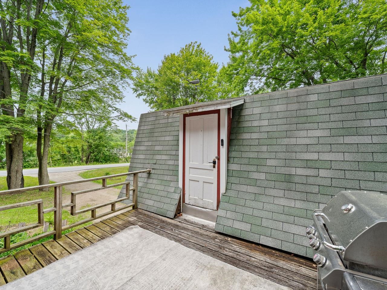Access to above the garage