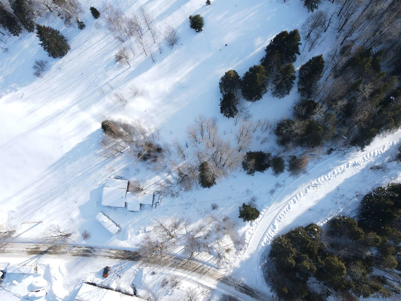 Overhead of Derby Gore Rd Frontage