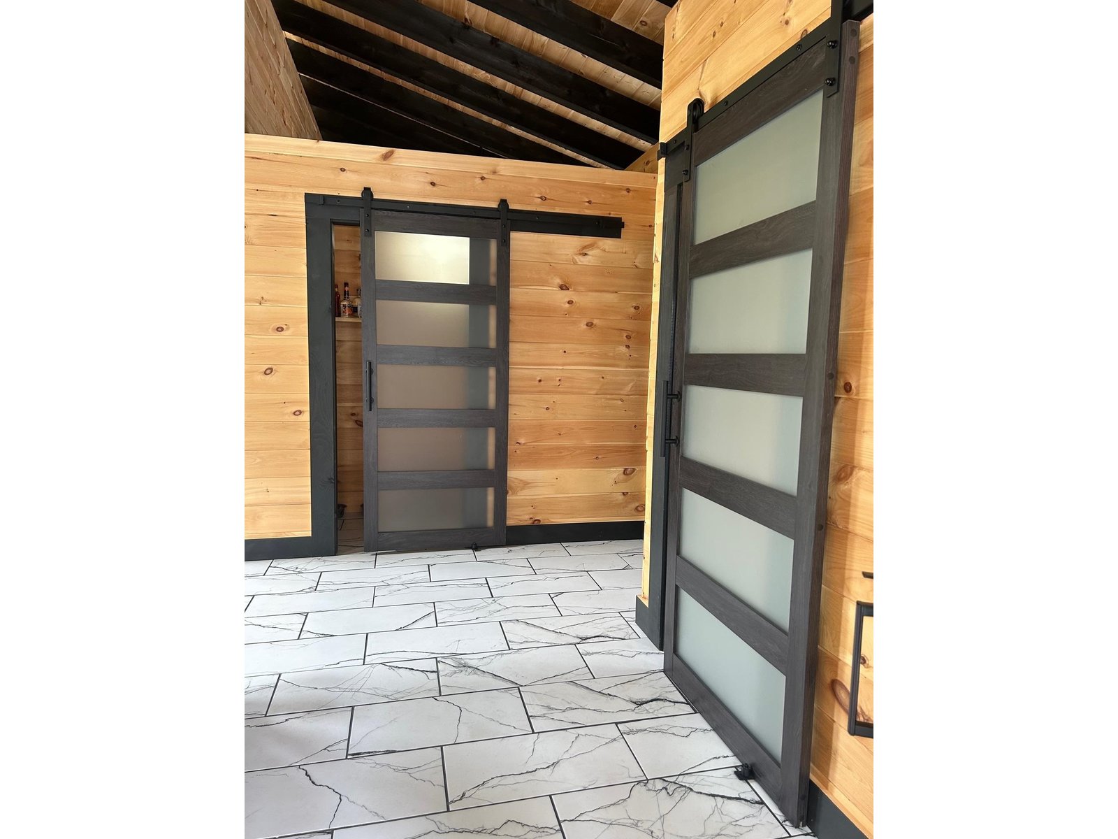 Entry into home pantry straight bedroom 2 to RIGHT