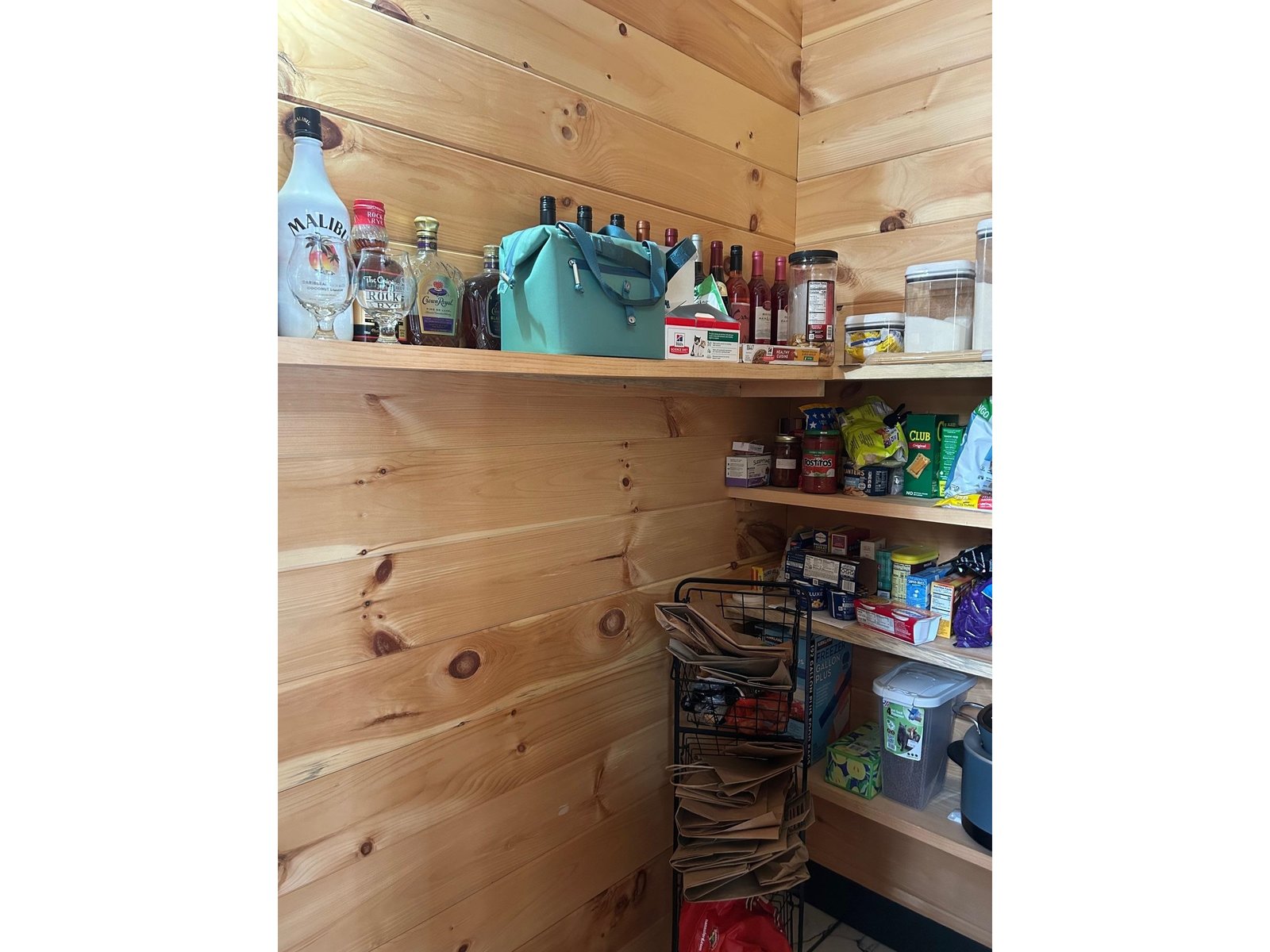 Pantry and coat closet