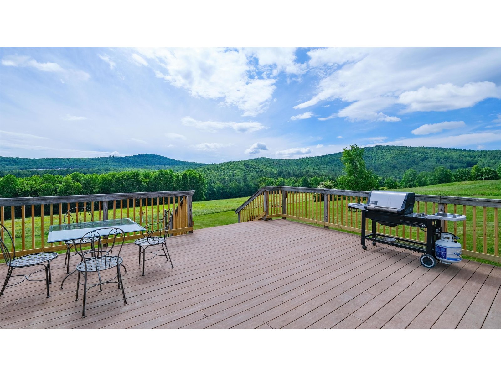 Large back deck