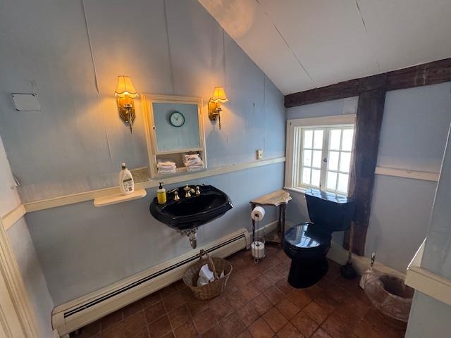 1st floor 3/4 bath with tile shower.