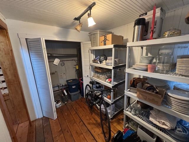 Wine room storage room and heater closet