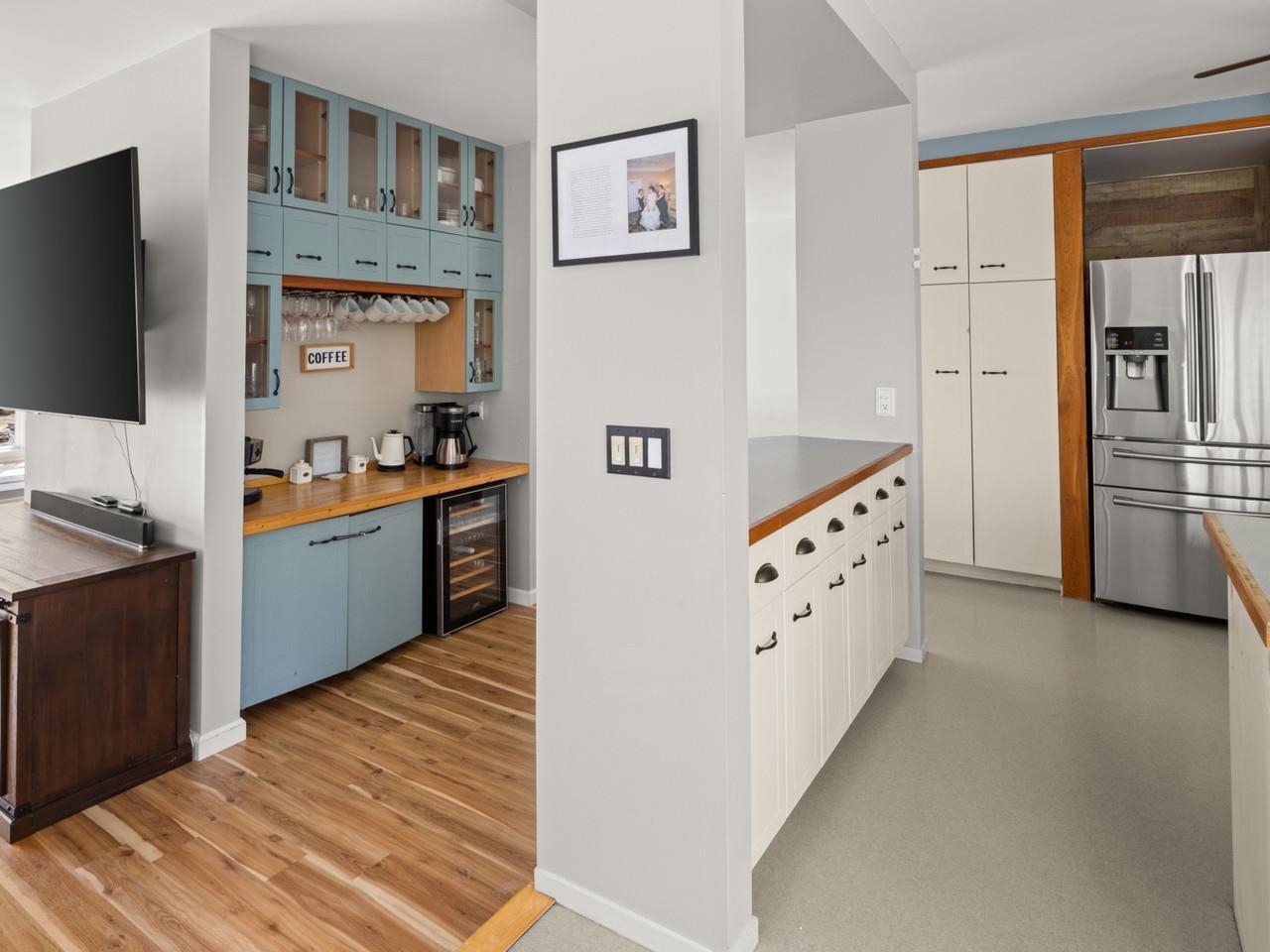 Kitchen and Coffee Station