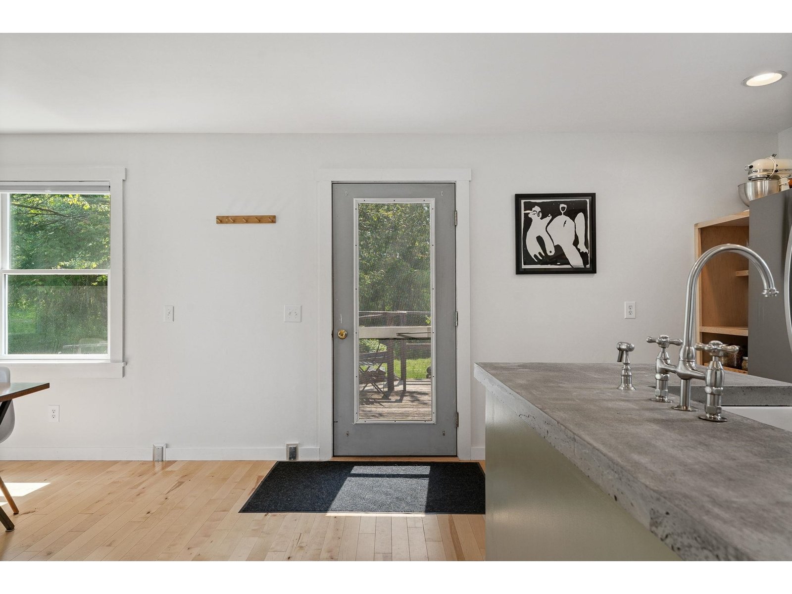 Entryway from deck