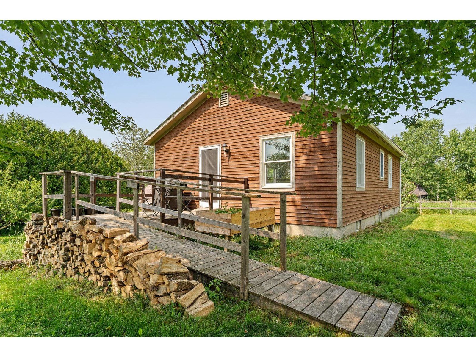 Deck to kitchen entry