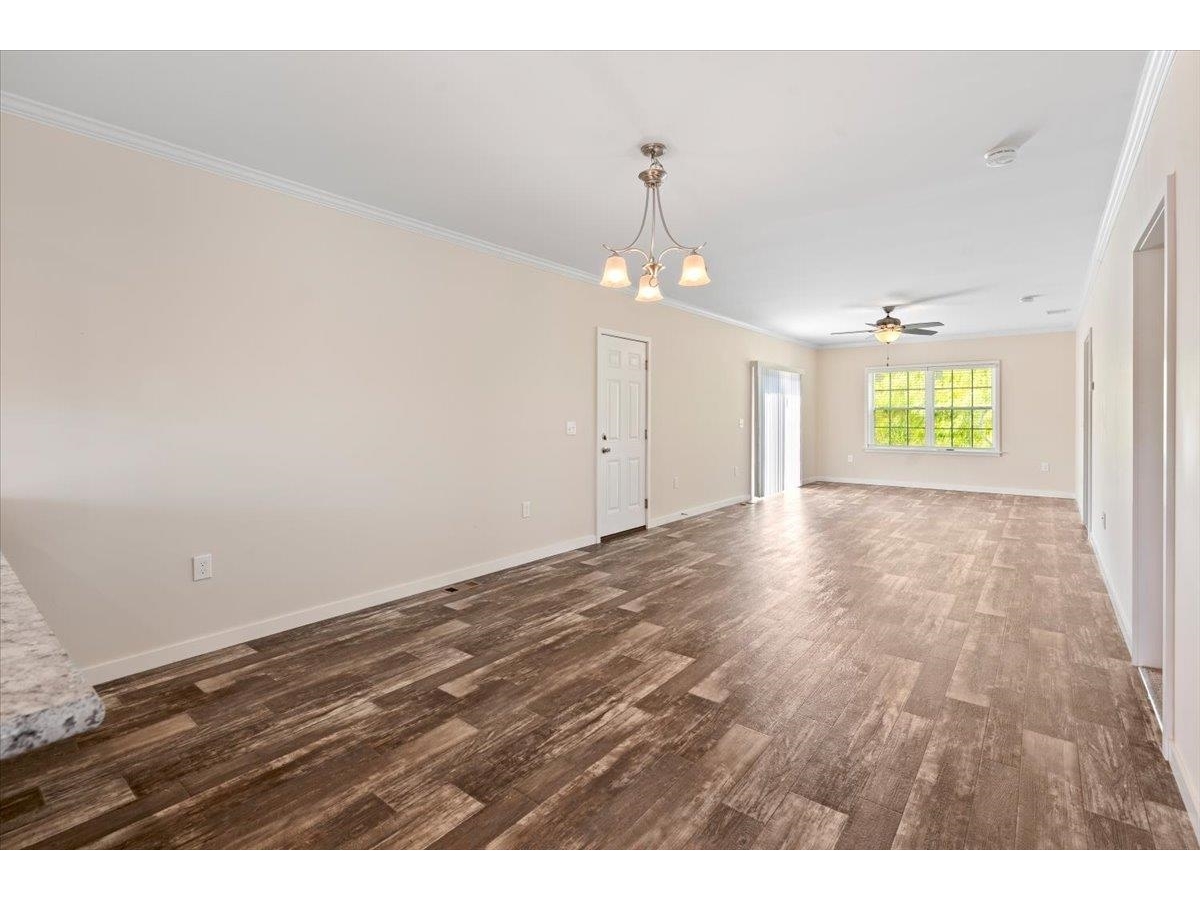large open living area