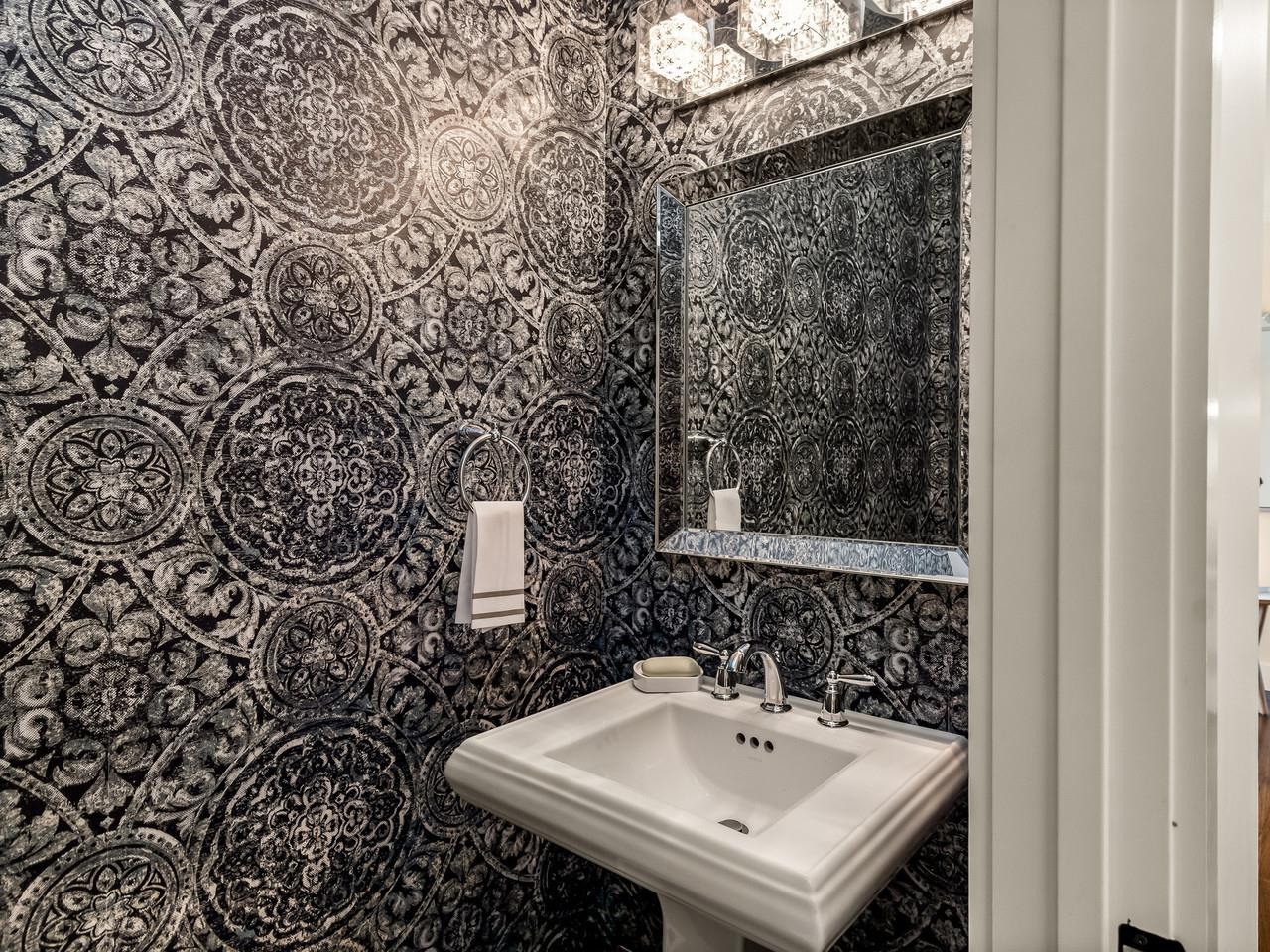 1/2 bathroom on first floor