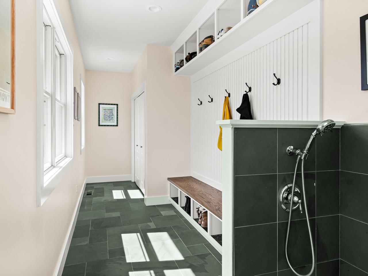 Mudroom & dog wash station