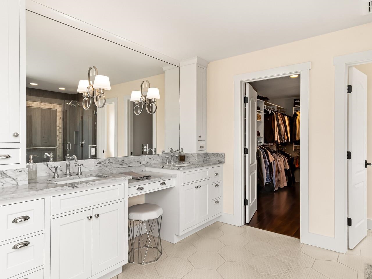 Sizeable walk-in closet