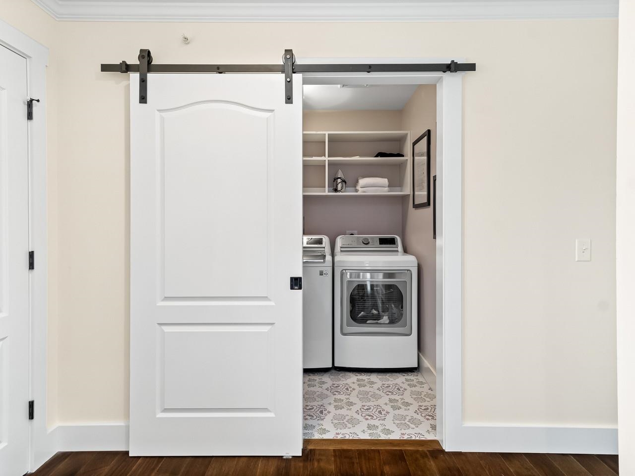 Second floor laundry room
