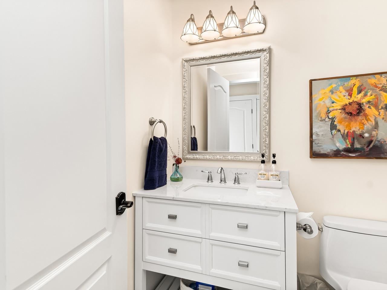 Full bathroom on third floor