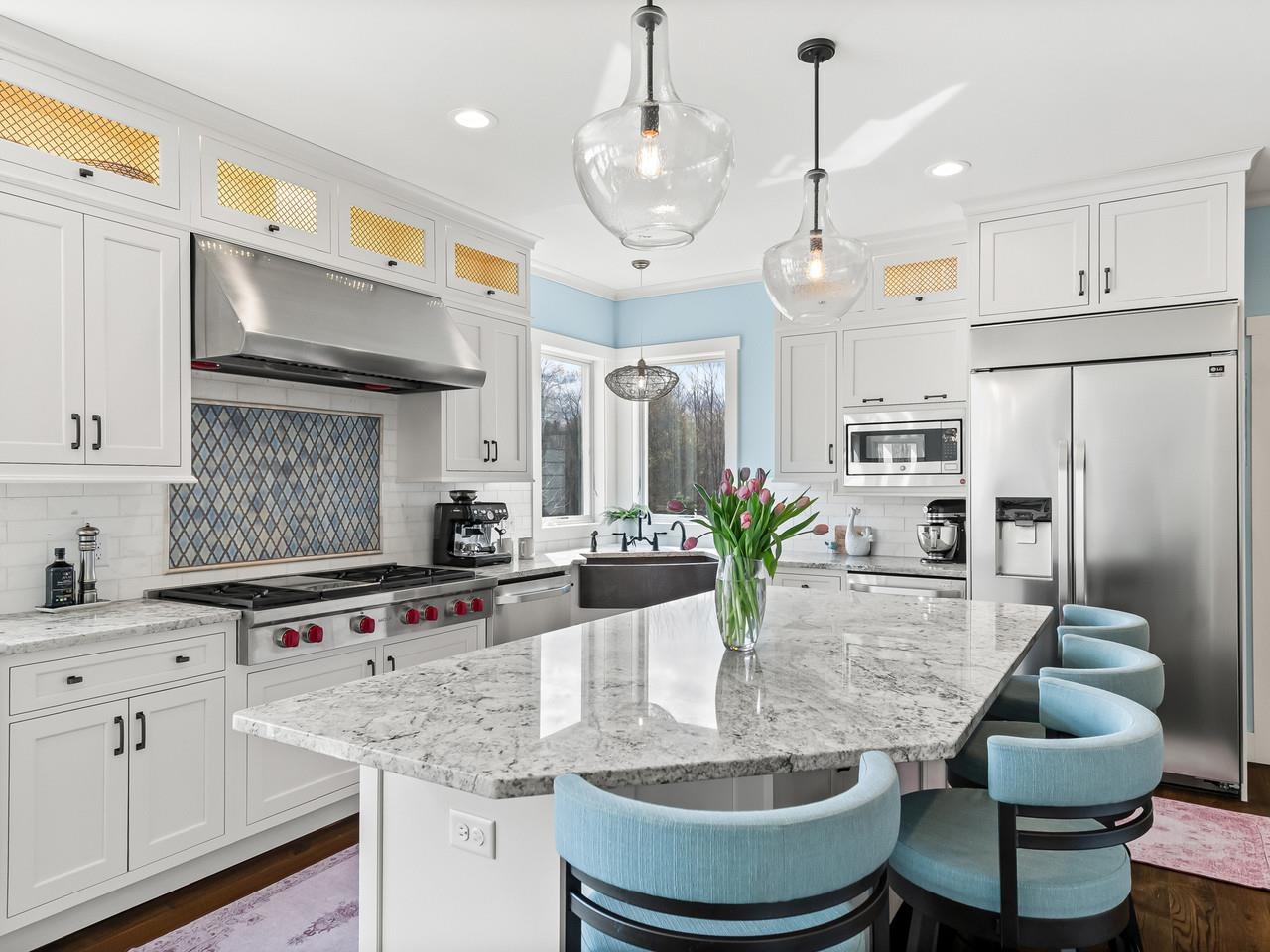 Gorgeous quartz countertops