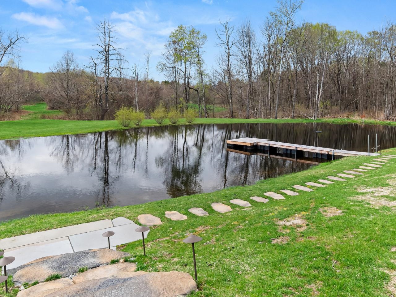 Relax at your private pond