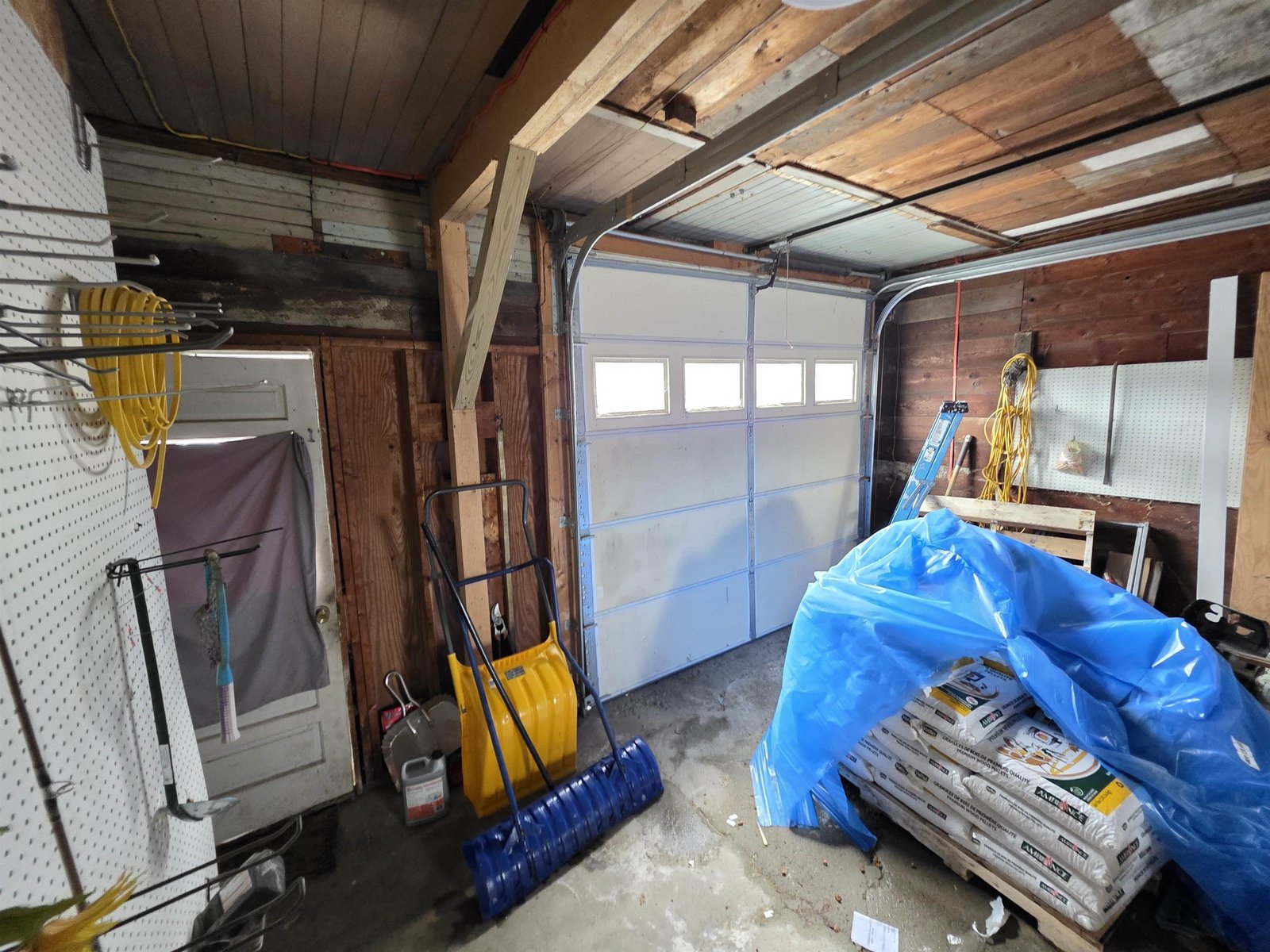 Attached garage