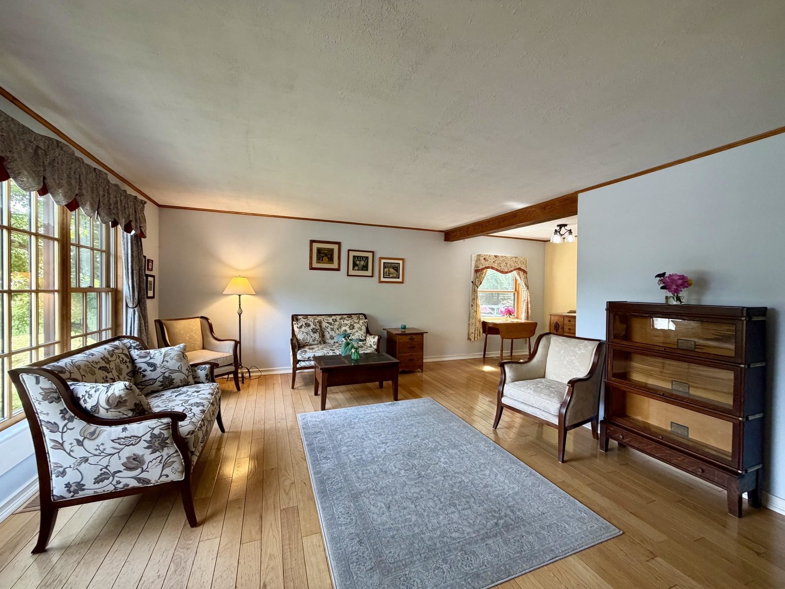 Warm and inviting living room
