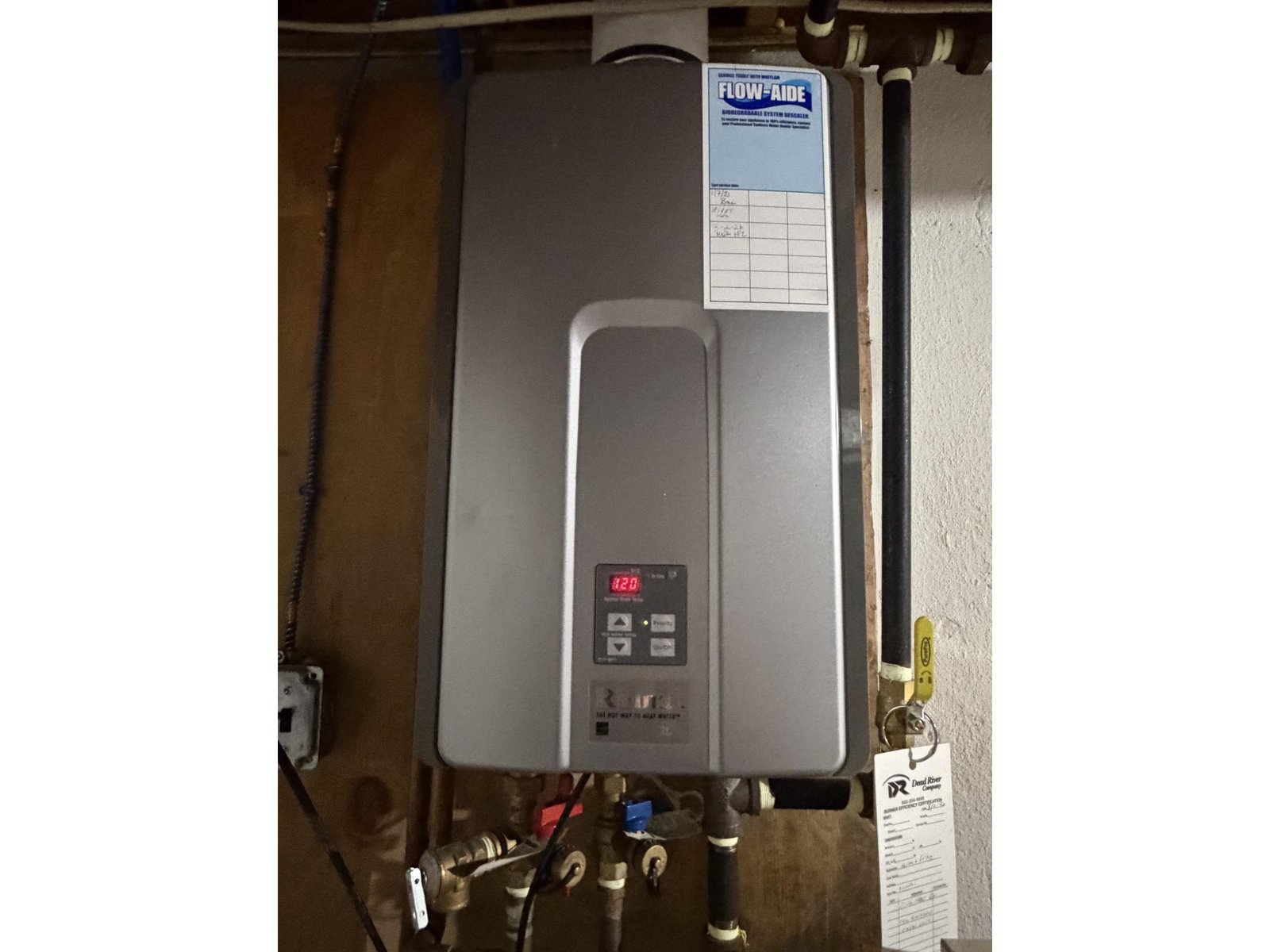 6 year olf on-demand water heater