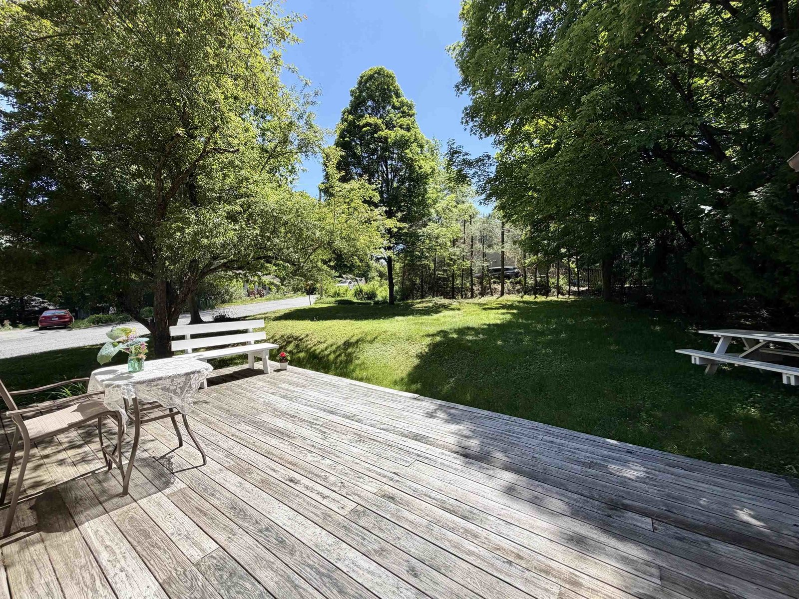 Back deck