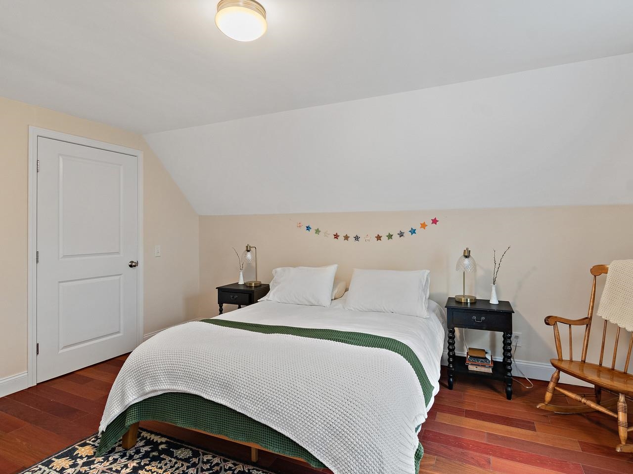 Bedroom #3 with sloped ceiling