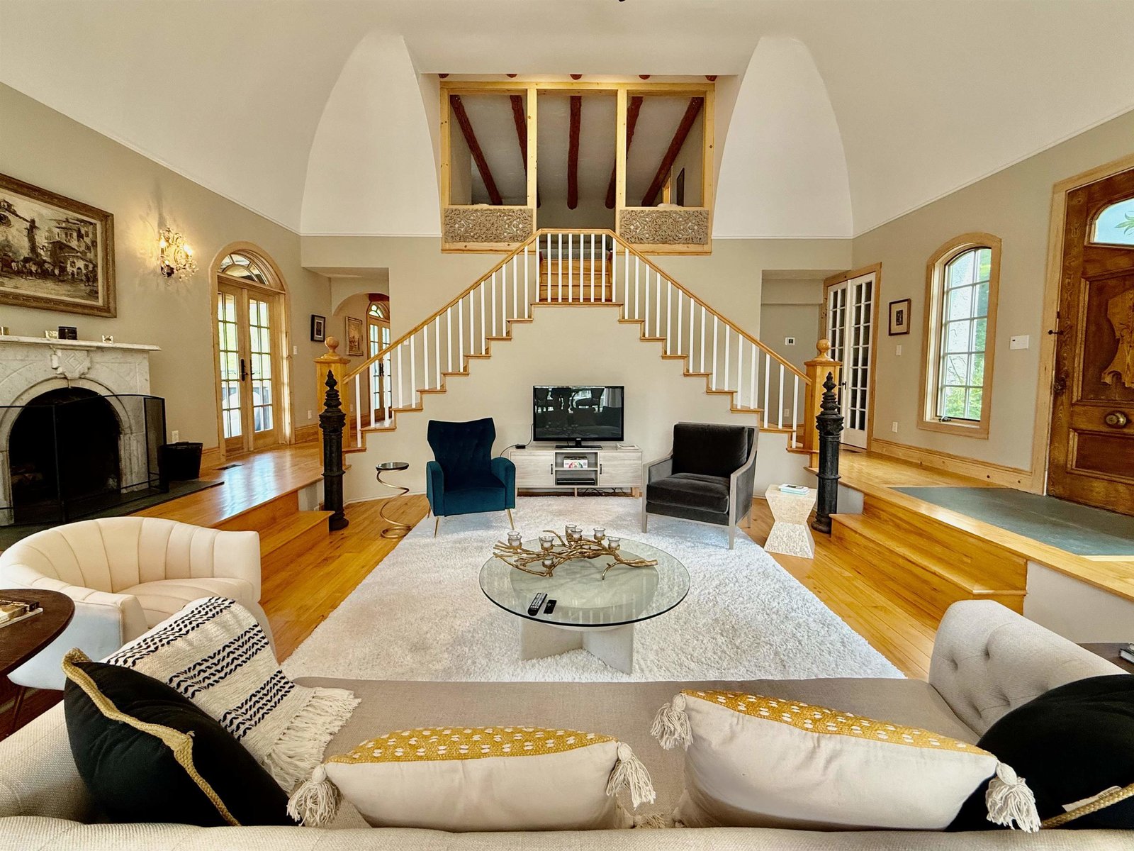 Sunken living room