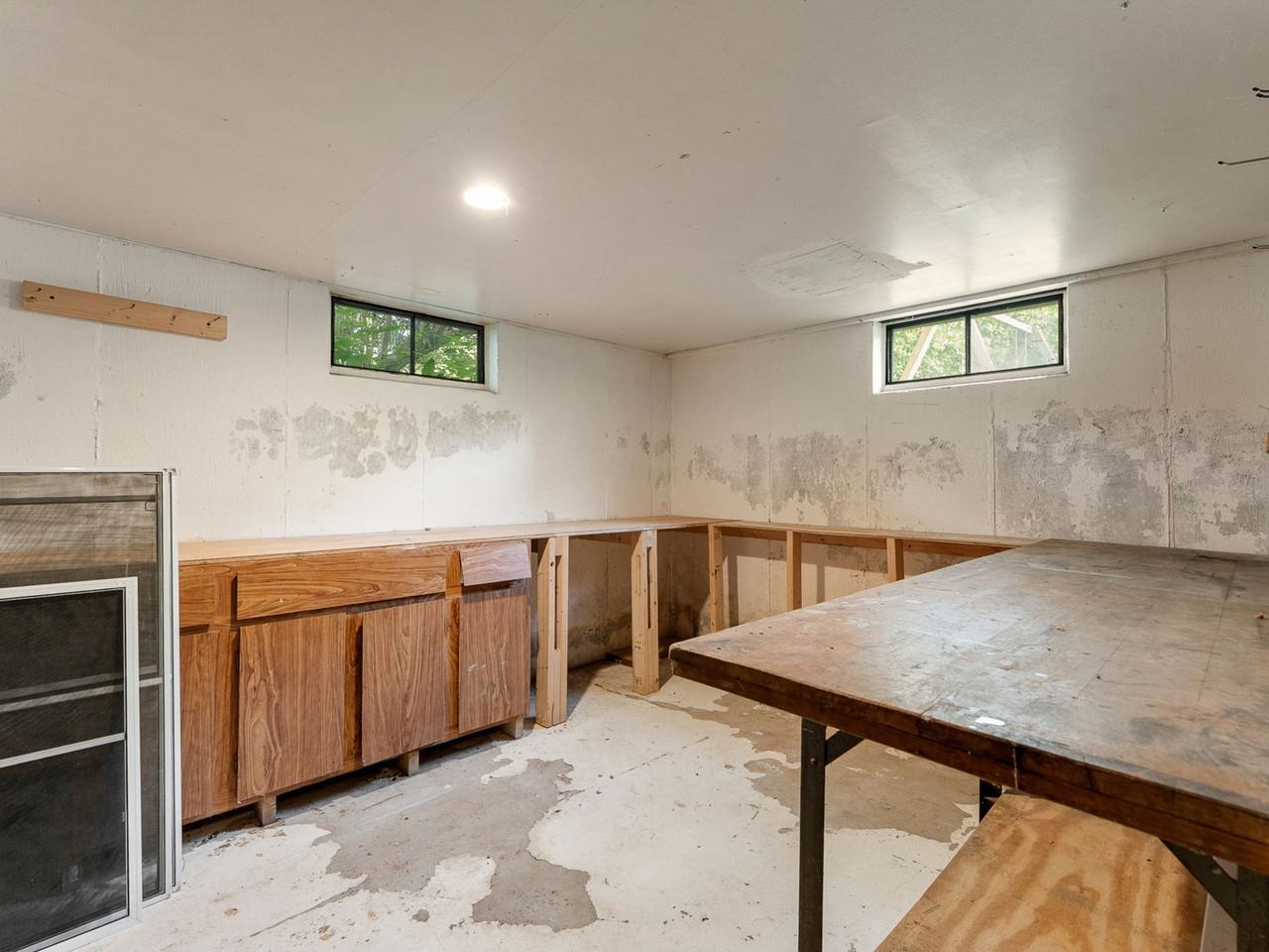 Basement workshop