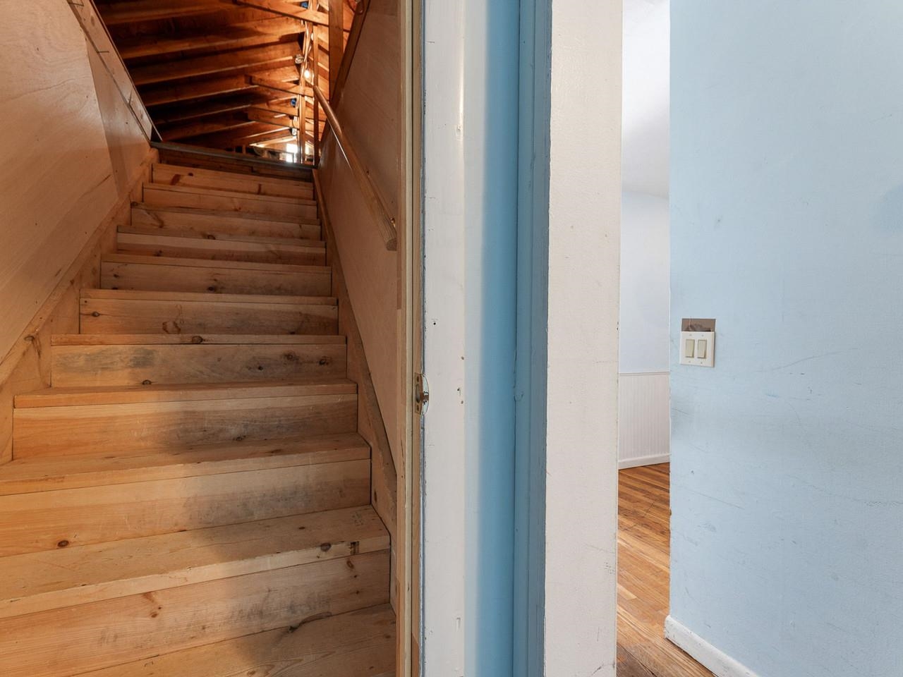 Walk-up attic