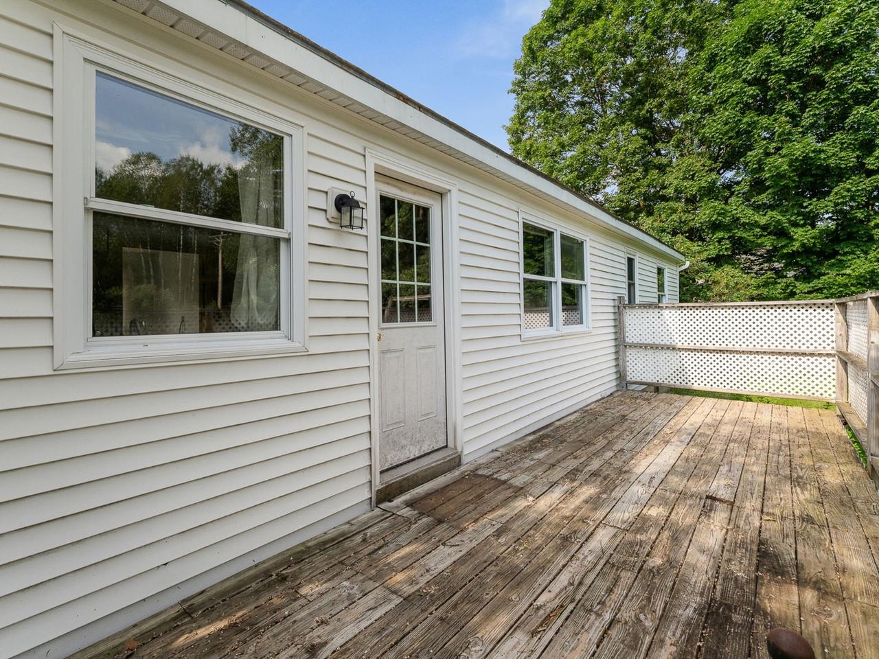 Back deck