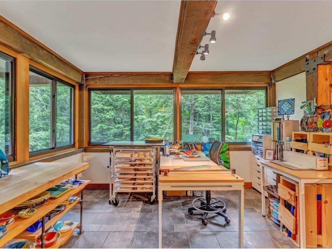 Natural light workspace
