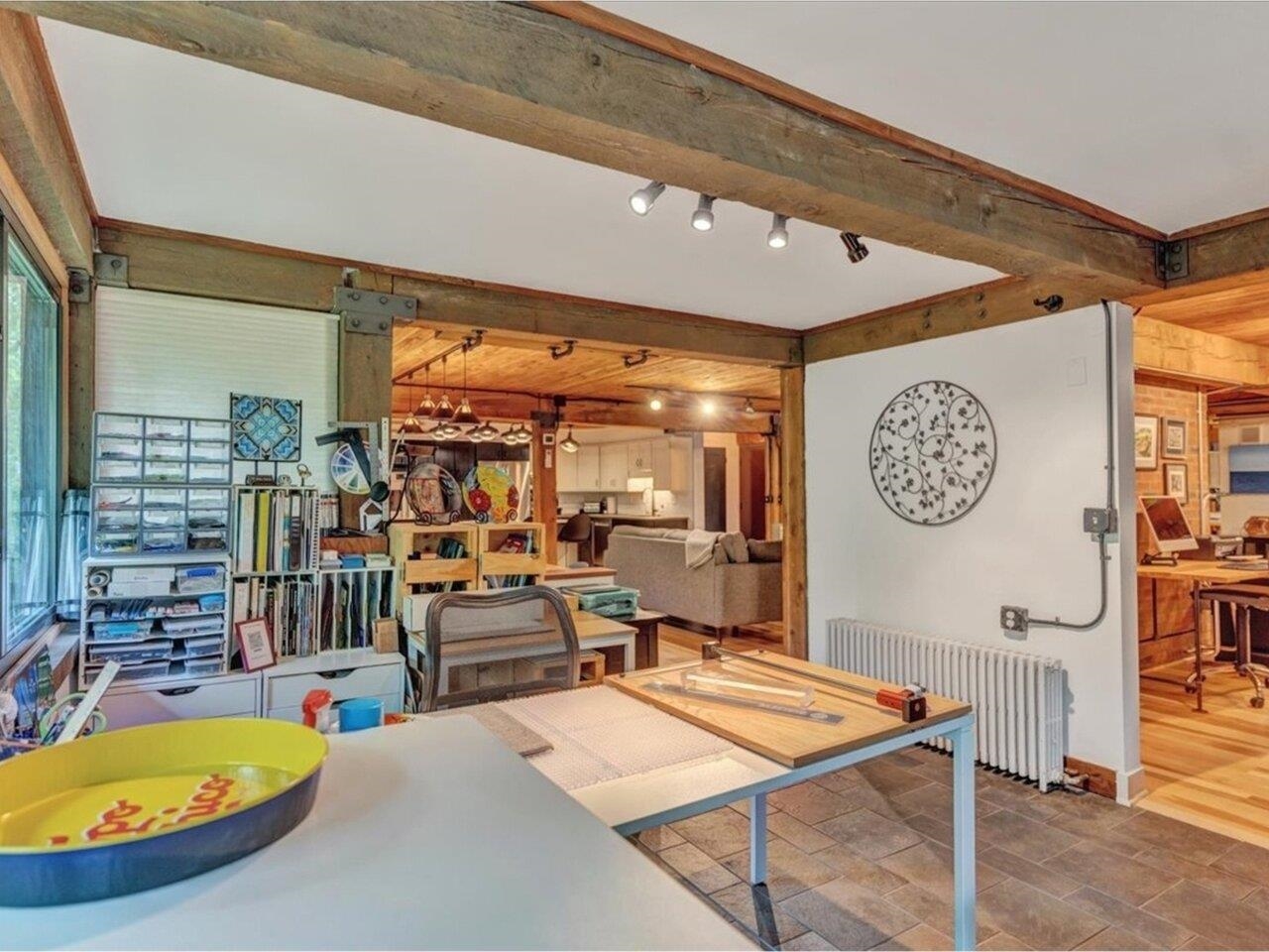 Partially open to living space