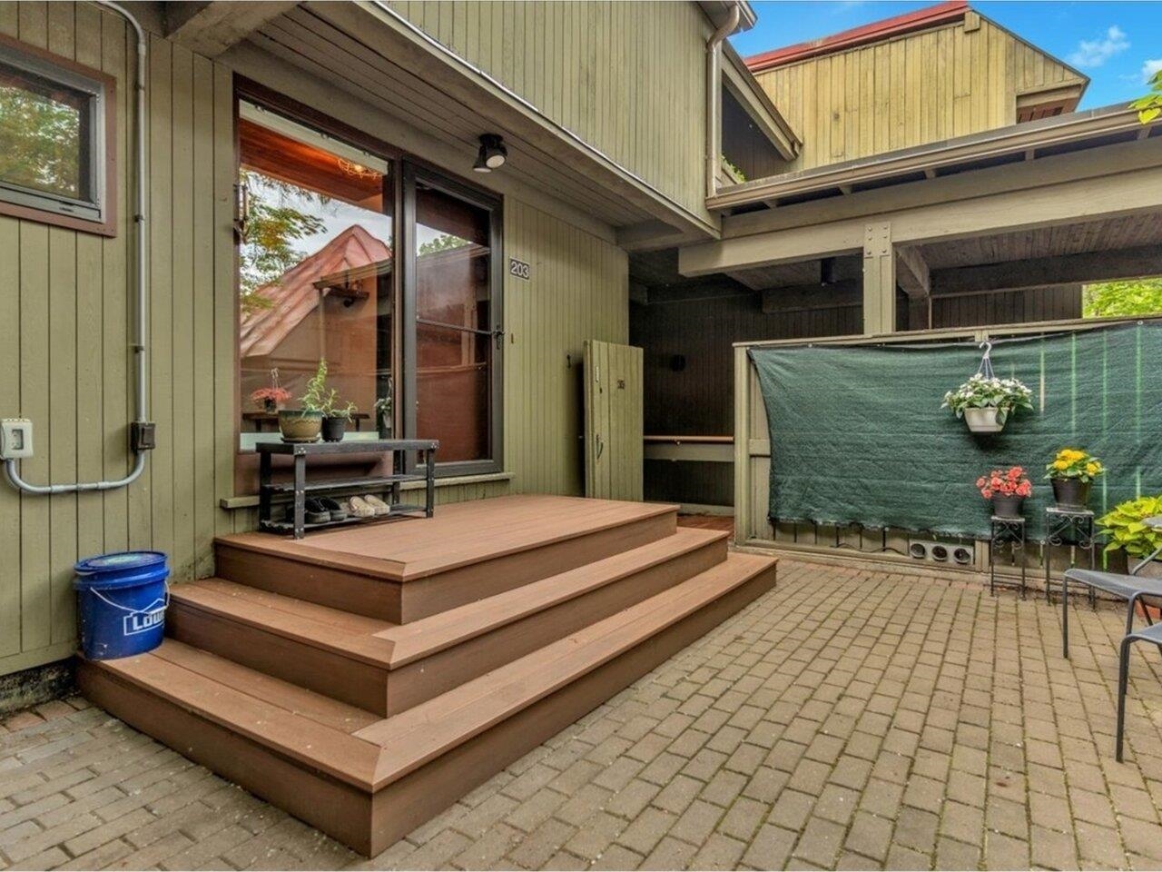 Patio entrance