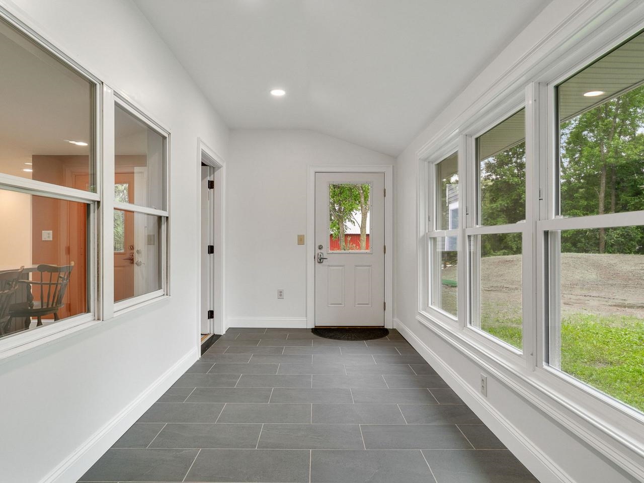 Mudroom off garage