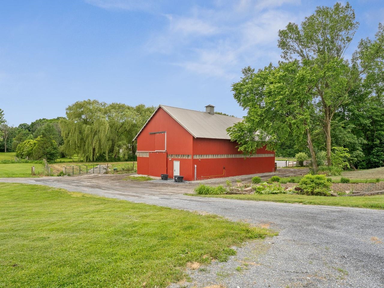 Horse barn