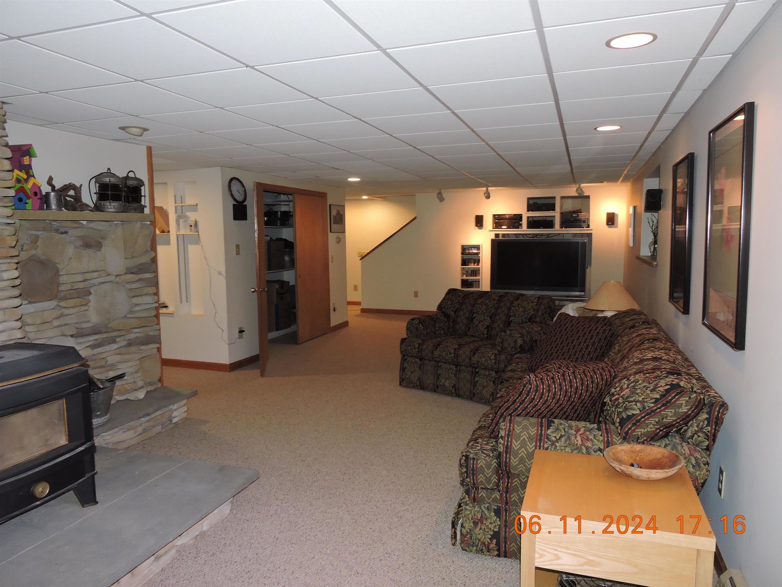 Finished basement