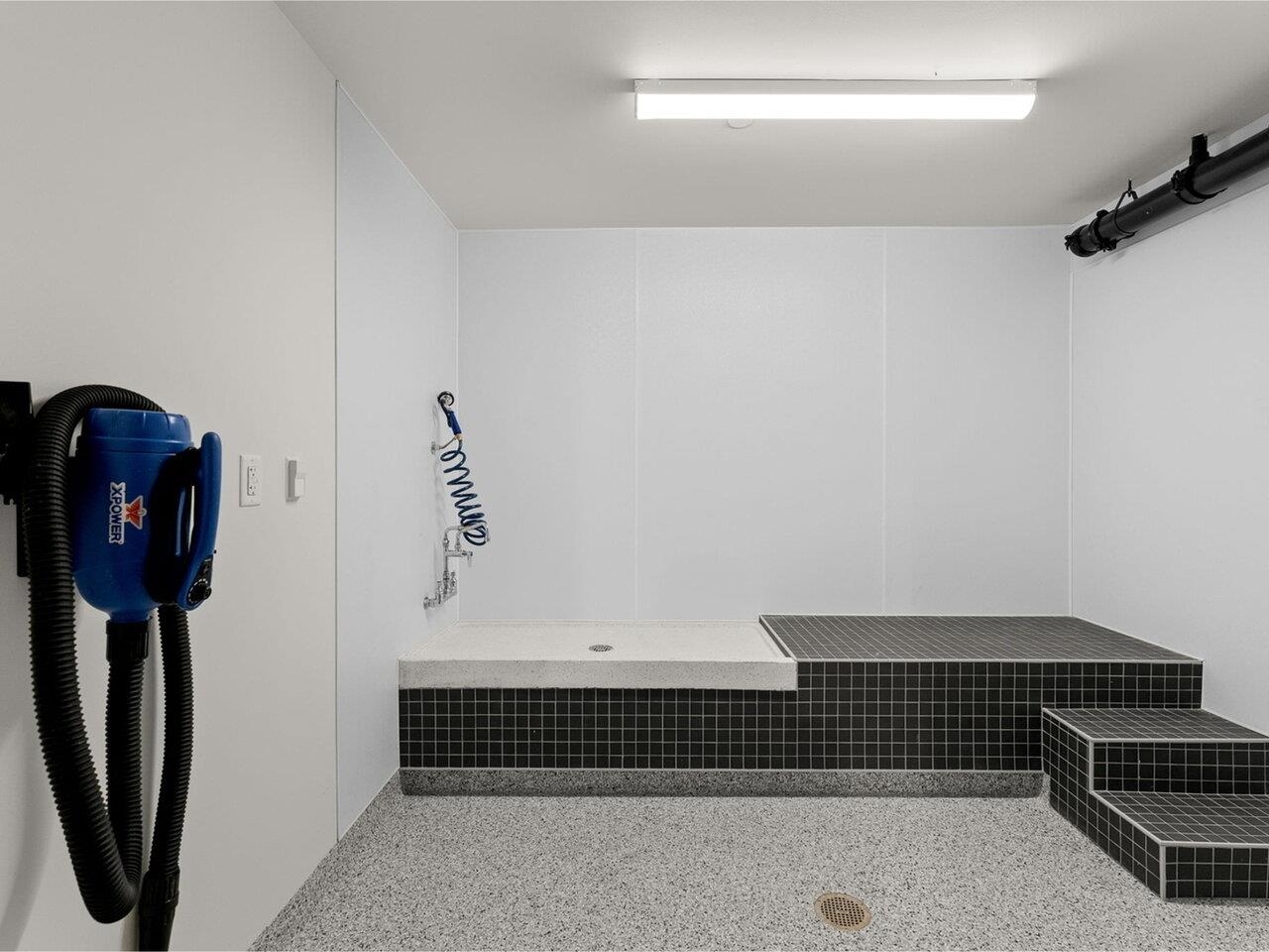 Pet washing station