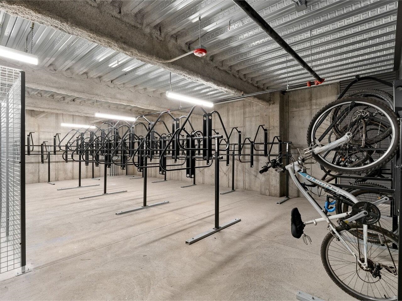 Bike storage in the garage