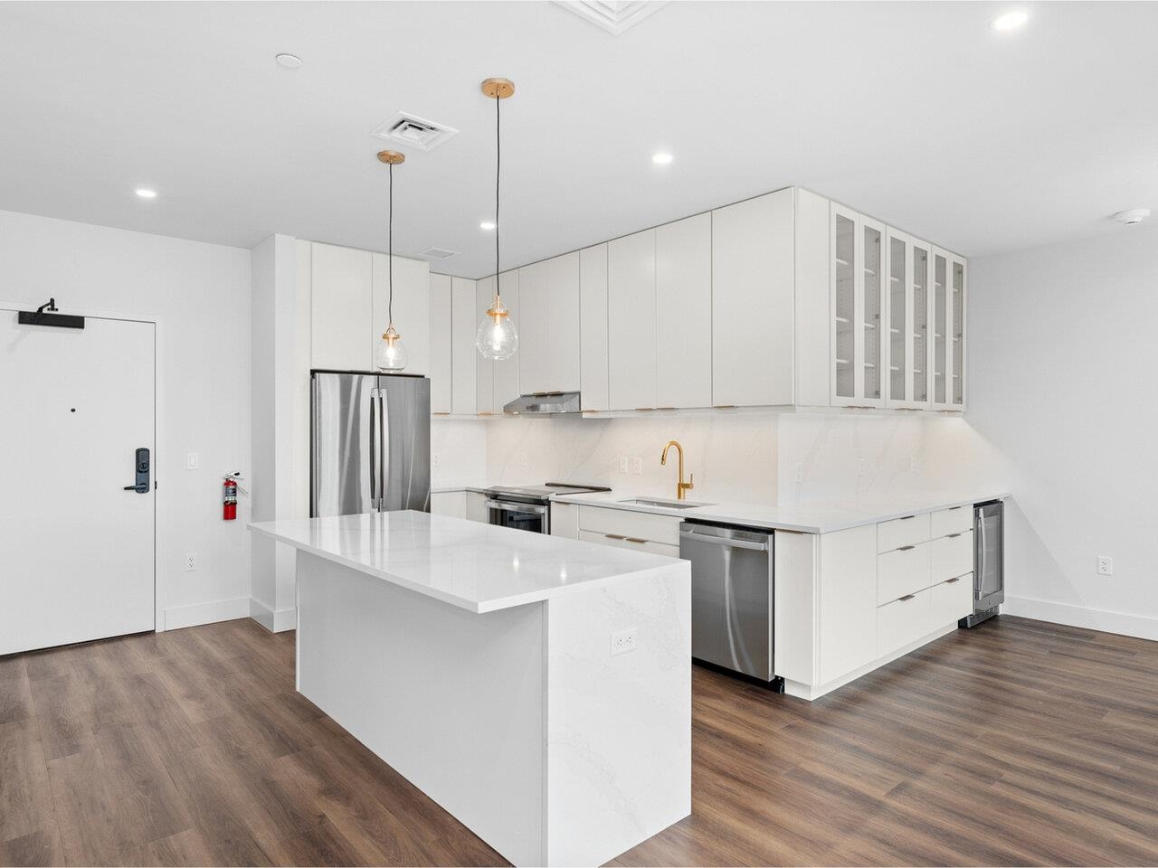Wrap-around cabinetry