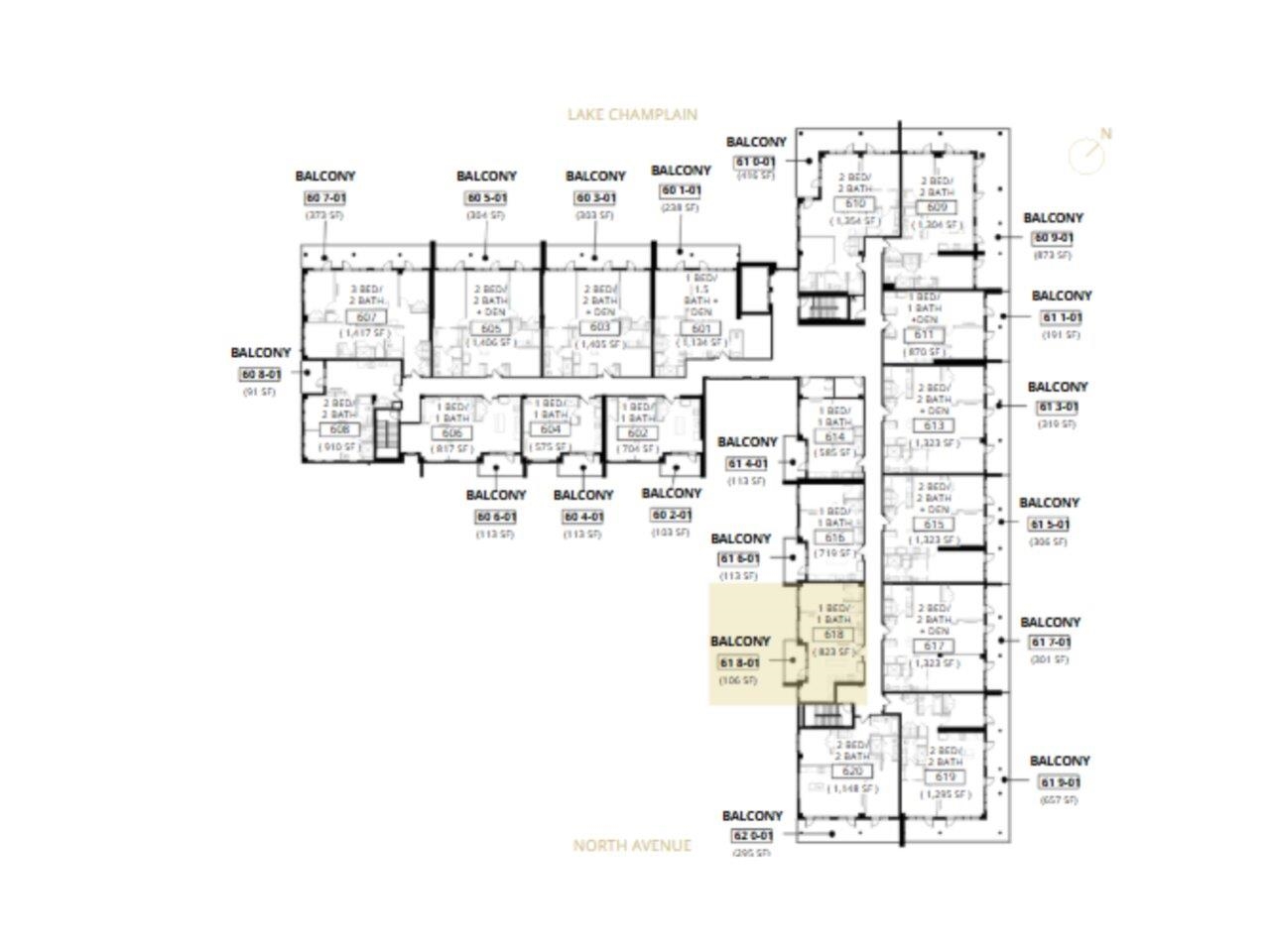 Sixth floor plan