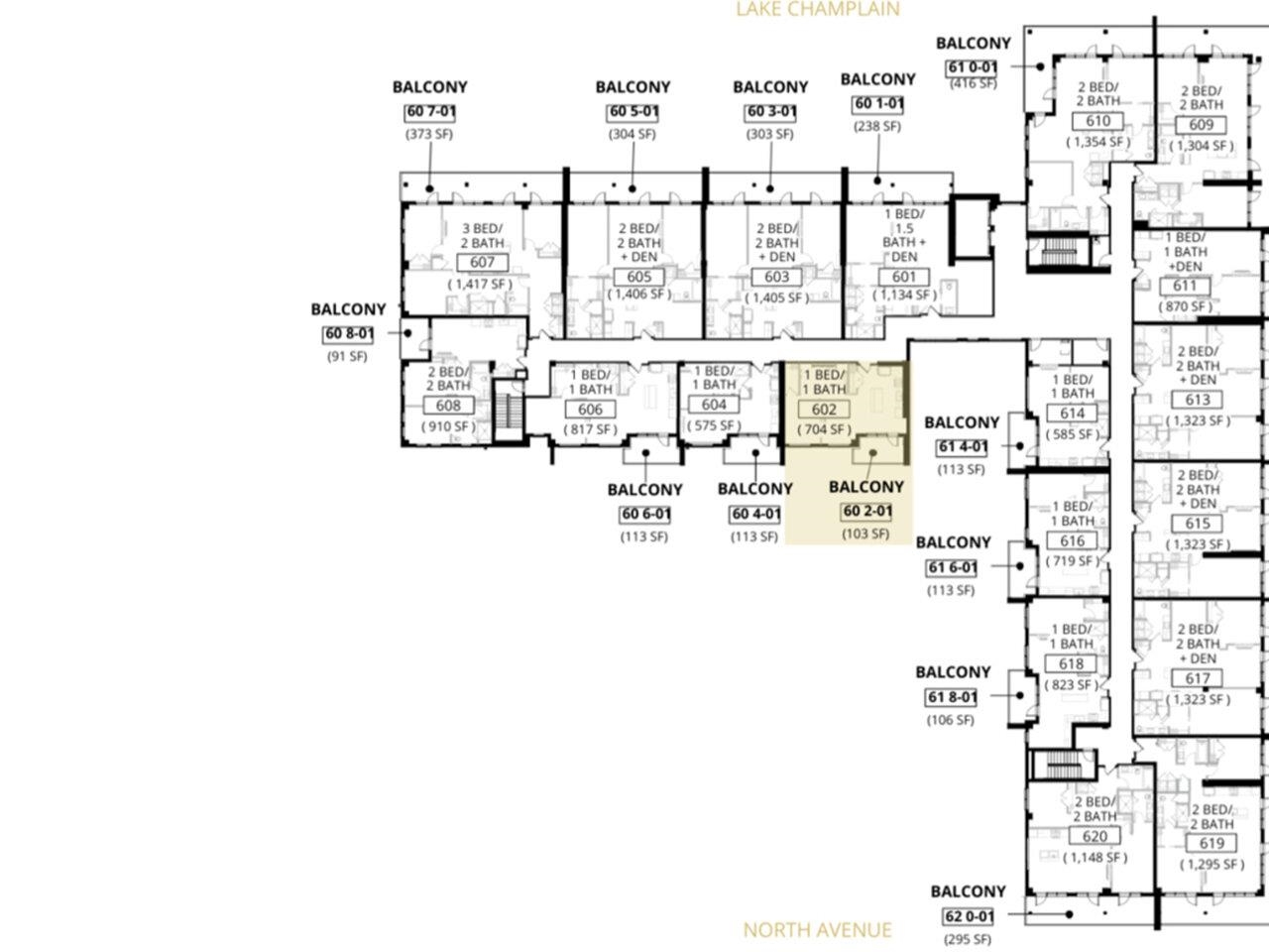 Sixth floor plan