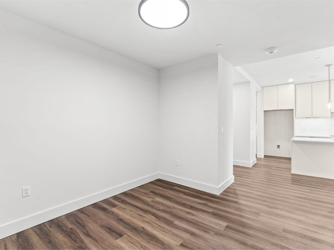 Spacious den off kitchen