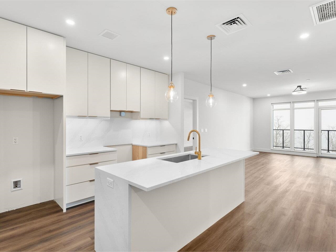 Large kitchen island